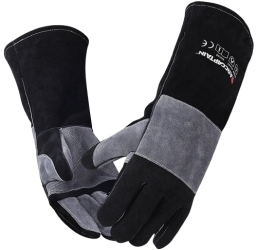 Welding leather gloves